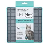 LickiMat Playdate Tuff Tapis De Nourriture Pour Chats 20x20cm Turquoise