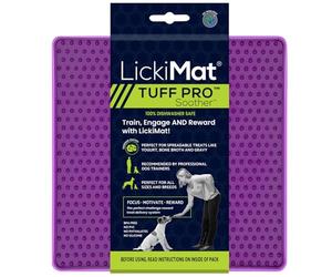 LickiMat PRO Tuff - Sucette pour chiens, tapis à lécher très résistant, plus calme, alternative aux jouets puzzle et aux gamelles à alimentation lente, parfait pour le beurre d'arachide, le yaourt,