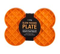LickiMat Slodog Anti-schling-napf Orange 35x26cm pour Chiens, Au