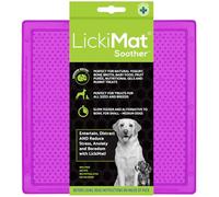 LICKIMAT Soother Tapis Anti-Fuite pour Chien en 2 Tailles et différentes Couleurs - Couleur : Violet - Taille S : 20 x 20 cm