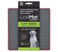 LickiMat Soother Tuff red Tapis à Lécher Anti-Glouton Pour Chiens Nouveau