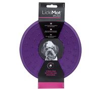 LickiMat Splash Violet Gummischale 20 CM pour Chiens,Ventouse,Micro-Ondes
