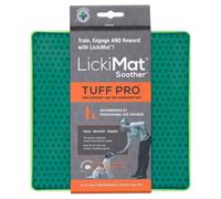 LickiMat Sucette Pro Tuf Vert 20x20 CM Tapis de Fourrage pour Chiens,