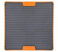 LickiMat Sucette Tuf Chat Orange 20x20 CM Tapis de Fourrage pour