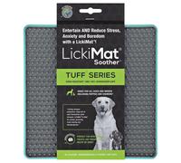 Lickimat Mangeoire Mini Tuff Sucette Turquoise Pour Chiens 20X20 Cm