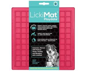 LICKIMAT Tapis de léchage Playdate pour Chats et Chiens