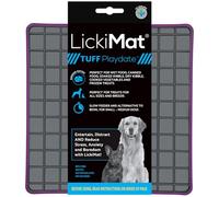 Lickimat Tuff, Tapis de jeu très résistant pour chien à alimentation lente, réducteur d'anxiété ; parfait pour la nourriture, les friandises, le yaourt ou le beurre d'arachide, alternative amusante à