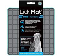 LickiMat Tuff, Tapis de Jeu très résistant pour Chien à Alimentation Lente, réducteur d'anxiété ; Parfait pour la Nourriture, Les friandises, Le Yaourt ou Le Beurre d'arachide, Alternative Amusante à
