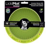 LickiMat Wobble, Tapis à lécher pour gamelle à Alimentation Lente pour Chien, réduction de l'ennui, Parfait pour la Nourriture, Les friandises, Le Yaourt ou Le Beurre d'arachide. Alternative Amusante