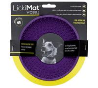 LickiMat Wobble Violet 16cm Gummischleckschüssel pour Chiens, Four