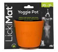LickiMat Yoggie Pot Orange,Chiens Anti-schling-napf,Neuf