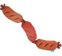Lickin' Links Sausage Chain Plush Dog Toy,Brown