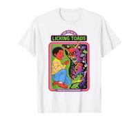 Licking Toads Psychedelic Sarcastic Retro Funny Adult Humor T-Shirt