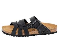 Lico Femme Bioline Gleam Mules, Noir (Schwarz Schwarz), 41 EU