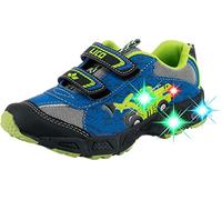 Lico Loader V Blinky Sneakers Basses, Bleu (Blau/Schwarz/Lemon Blau/Schwarz/Lemon), 33 EU