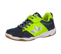 Lico 360723 mixte enfant Chaussures Multisport Indoor, Gris (Anthrazit/Lemon Anthrazit/Lemon), 39 EU