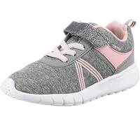 Lico 600010 bébé Fille Sneakers Basses, Gris (Grau/Rosa Grau/Rosa), 24 EU