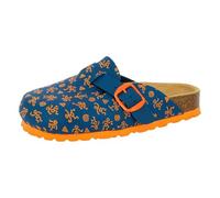 Lico Bioline Clog Kids Baskets Basses, Bleu (Blau/Orange Blau/Orange), 34 EU
