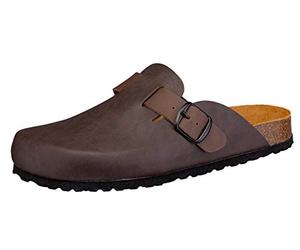 Lico Bioline Clog Pantoufles pour homme, Marron, 39