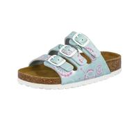 Lico Bioline Flower Kids, Chaussons Bas bébé Fille, Vert (Mint Mint), 34 EU