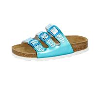 Lico Bioline Trendy Chaussons Bas, Turquoise (Tuerkis/Weiss Tuerkis/Weiss), 38 EU