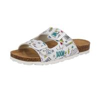 Lico Bioline Zippy, Mules Garçon Unisex Kinder, Blanc (Weiss/Multi Weiss/Multi), 33 EU
