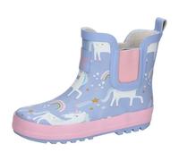 Lico Bottes en caoutchouc Samira unisexes pour enfant, Bleu/rose, 22 EU