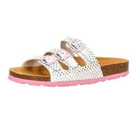 Lico Chaussons Bioline Starline pour Fille, Blanc/argenté, 31 EU