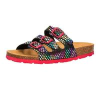 Lico Femme Bioline Starline Pantoufles, Noir/coloré, 36 EU
