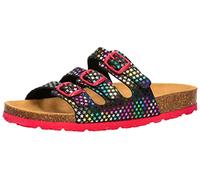 Lico Chaussons Bioline Starline pour Fille, Noir/coloré, 39 EU