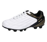 Lico Chaussures de Football Soccer Champ pour garçon, Blanc, Noir, doré, 36 EU