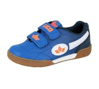 Lico Chaussures de Sport Bernie V Unisexes pour Enfant (Les Fermetures Velcro Peuvent Varier), Bleu, Blanc, Orange, 27 EU
