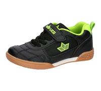 Lico Garçon Unisex Kinder Bernie V Chaussures de Sport en Salle, Noir et Vert, 28 EU