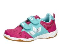 Lico Chaussures de Sport en Salle pour Fille. - - Rose, Turquoise, Blanc, 28 EU
