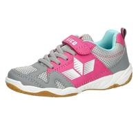 Lico Chaussures de Sport en Salle pour garçon - Unisexe - Gris/Rose - Taille 28 EU