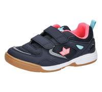 Lico Chaussures de Sport en Salle Siro V Unisexes pour Enfant, Bleu Marine/Rose/Turquoise., 35 EU