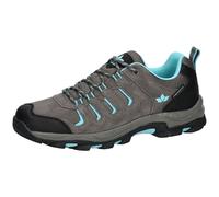 Lico Chaussures de Trekking Manaslu pour Femme, Gris, Noir, Turquoise, 40 EU