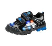 Lico Chief V Blinky, Baskets Basses Mixte Enfant , Noir (Schwarz/Royalblau/Silber), 34