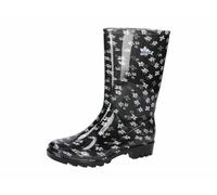 Lico Femme Aquata Botte de Pluie, Noir/Blanc, 39 EU