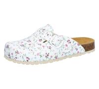 Lico Femme Bioline Clog Print Mules, Blanc Multicolore, 41 EU