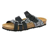 Lico Bioline Lady Soft, Mules Femme, Noir (Schwarz/Weiss Schwarz/Weiss), 42 EU