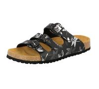 Lico Femme Bioline Leave Mules, Noir Schwarz Schwarz, 36 EU