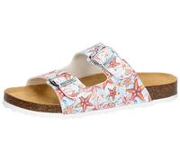 Lico Femme Bioline Platino Mules, Blanc Multicolore, 38 EU