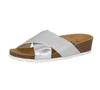 Lico Femme Bioline Prime Chaussons Bas, Argenté (Silber Silber), 41 EU