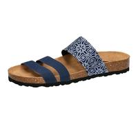 Lico Femme Bioline Summer Pantoufles, Argent Marine, 36 EU