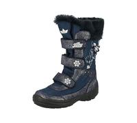 Lico Fille Mary V Botte de neige, Bleu Marine Argent Marine, 30 EU