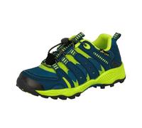 Lico Fremont, Mixte enfant Trekking- & Bottes de marche, Bleu (Petrol/Lemon), 27 EU