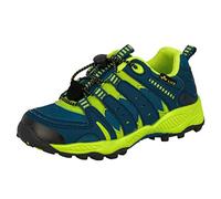 Lico Fremont, Mixte enfant Trekking- & Bottes de marche, Bleu (Petrol/Lemon), 33 EU