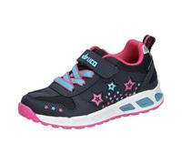 Lico Garçon Fille Blinky Girl Basket, Marine/Pink/Türkis, 27 EU