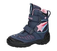 Lico Garçon Fille Maline V Blinky Bottine, Bleu Marine Rose Turquoise, 26 EU